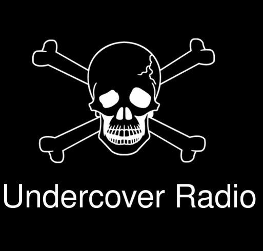 Official Undercover Radio t-shirt shirt design - zoomed