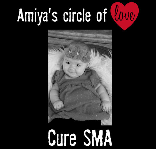 "Amiya's circle of love" shirt design - zoomed