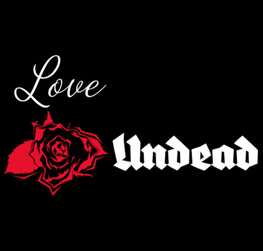 Love Undead shirt design - zoomed