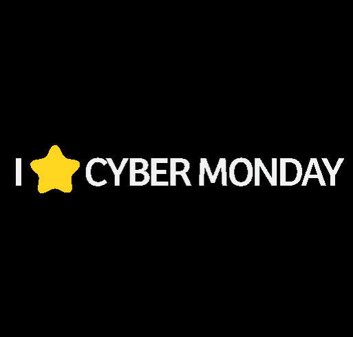 ShareASale's "I *heart* Cyber Monday" PMA Fundraiser shirt design - zoomed
