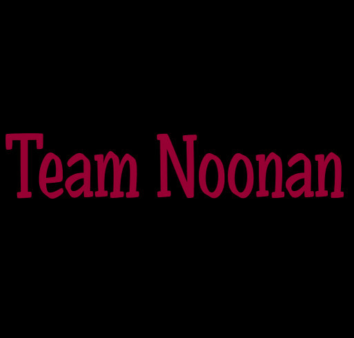 Noonan Syndrome awareness shirt design - zoomed