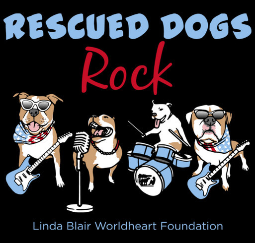 Linda Blair Worldheart Foundation Fundraiser shirt design - zoomed