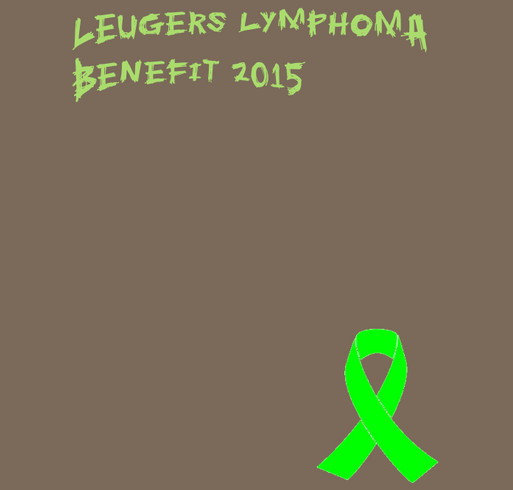 Leugers Lymphoma Benefit shirt design - zoomed