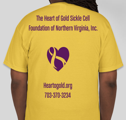 Sickle Cell Awareness Month Fundraiser - unisex shirt design - back