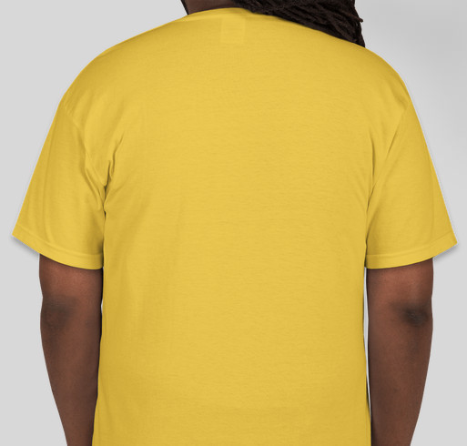 Yellow for Cody Day July 12, 2015 Fundraiser - unisex shirt design - back