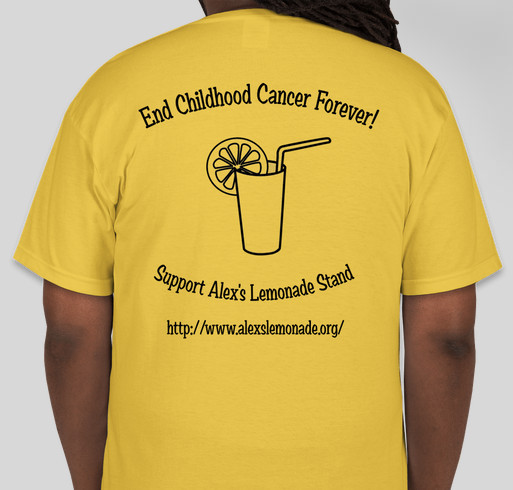 End Childhood Cancer Forever! Fundraiser - unisex shirt design - back