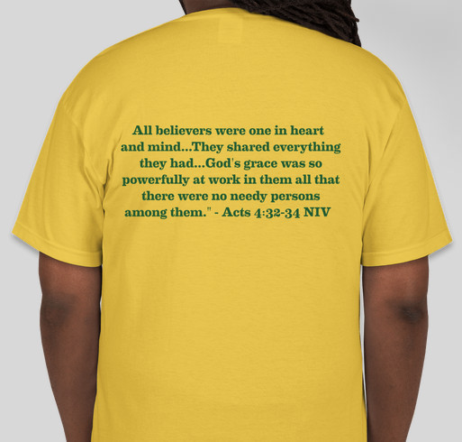 Provide an Education for Rwandan Street Children Fundraiser - unisex shirt design - back