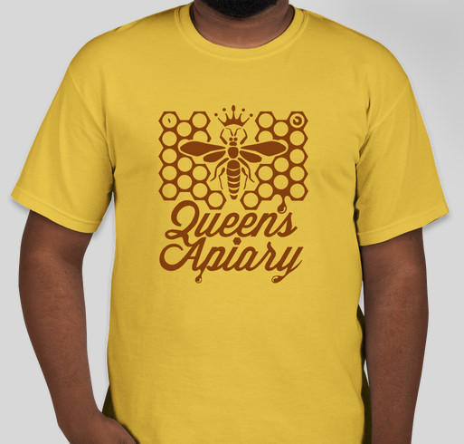 Queens Apiary Moving and Restart 2016 Fundraiser - unisex shirt design - front