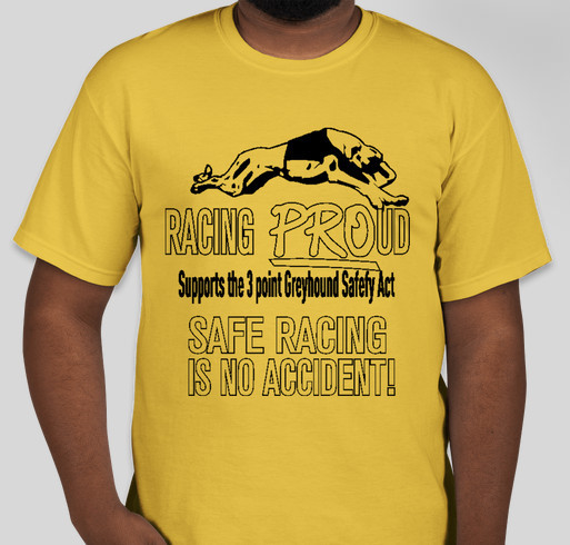 Racing PROud is Racing Safe Fundraiser - unisex shirt design - front