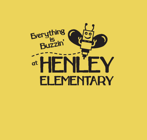 Henley Elementary Booster Club shirt design - zoomed