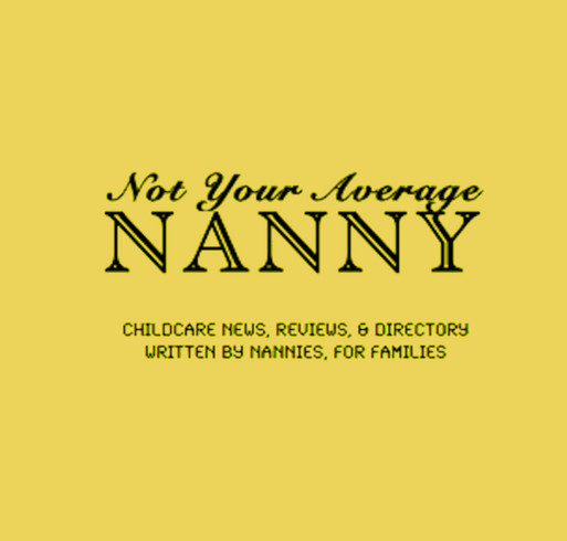 Not Your Average Nanny Magazine shirt design - zoomed