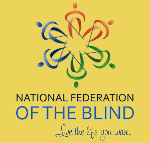 National Federation of the Blind of South Carolina Student Division shirt design - zoomed