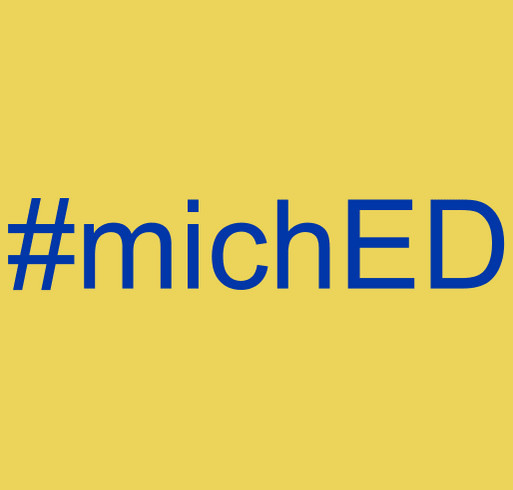 #michED Show you colors campaign shirt design - zoomed