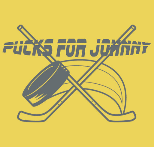 Pucks For Johnny shirt design - zoomed