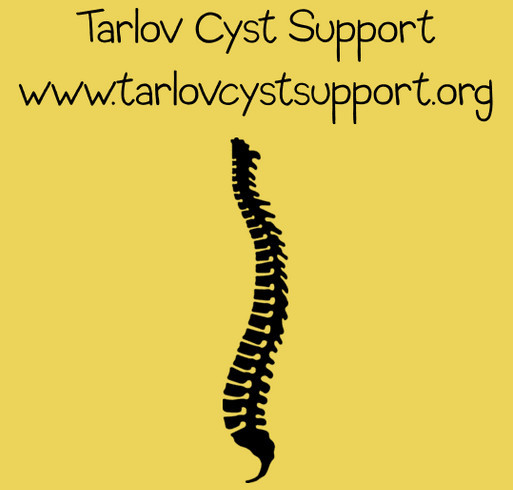 Tarlov Cyst Support shirt design - zoomed