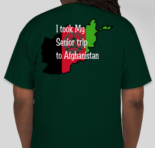 Assisting the veterans of the Afghanistan war Fundraiser - unisex shirt design - back