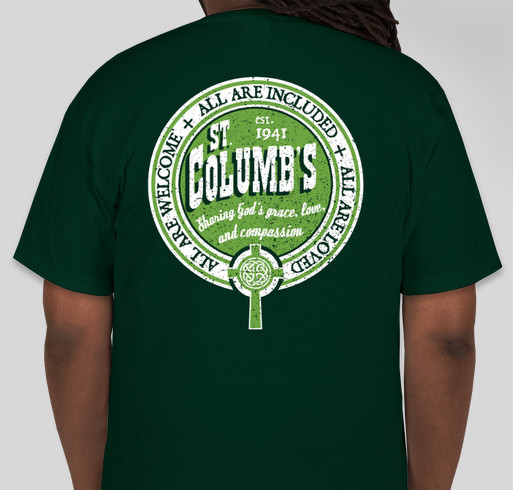 St. Columb's T-Shirts Fundraiser - unisex shirt design - back