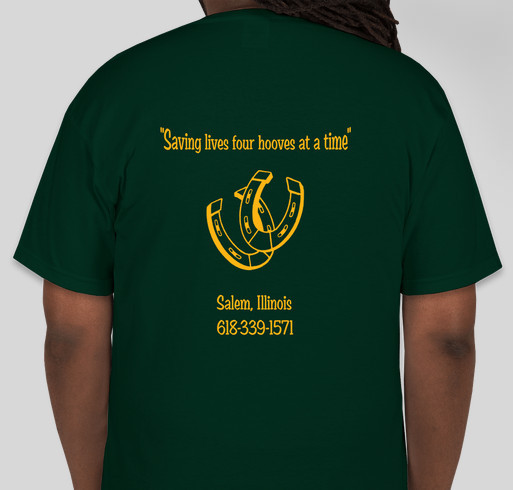 Williams Pond Horse Rescue T-Shirts Fundraiser - unisex shirt design - back