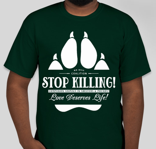 Shirts for the Shawnee, OK No Kill Shelter Fundraiser - unisex shirt design - front