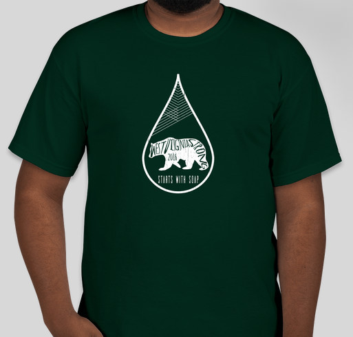 West Virginia // Starts with Soap Fundraiser - unisex shirt design - front