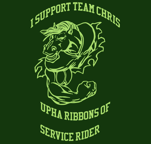 Support Team Chris shirt design - zoomed