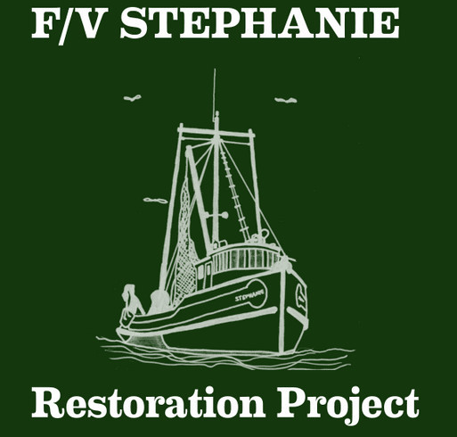 F/V Stephanie Restoration Project shirt design - zoomed