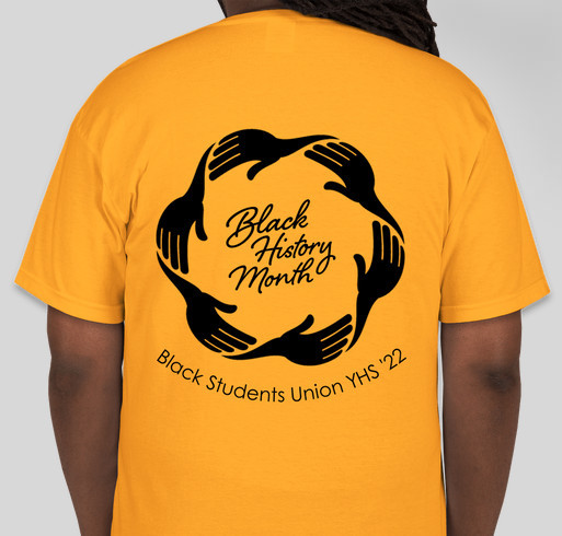 Black History Month Fundraiser - unisex shirt design - back