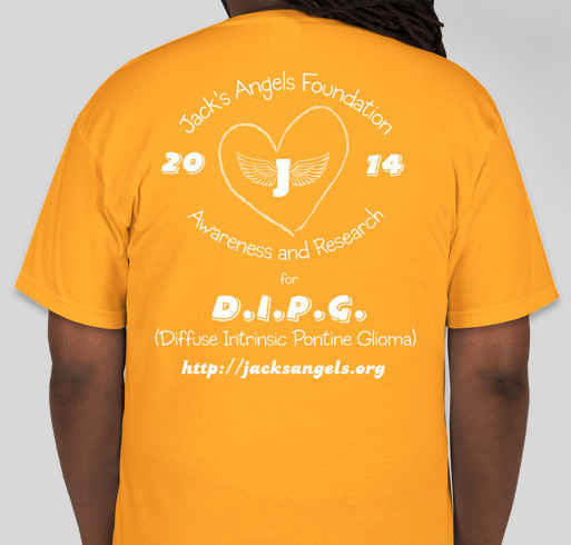 Help Fight DIPG Fundraiser - unisex shirt design - back
