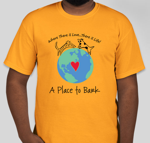 A Place To Bark - July 2015 Fundraiser - unisex shirt design - small