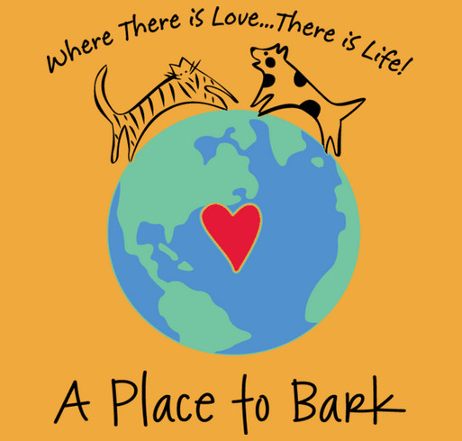 A Place To Bark - July 2015 shirt design - zoomed