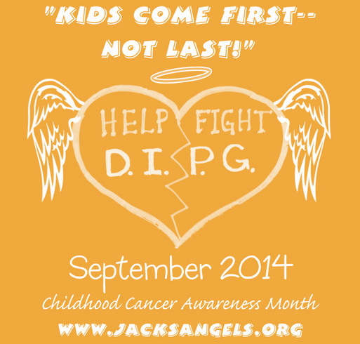 Help Fight DIPG shirt design - zoomed