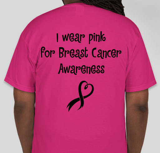 Think Pink! Gladys Hancock Breast Cancer Patient Fund Fundraiser - unisex shirt design - back