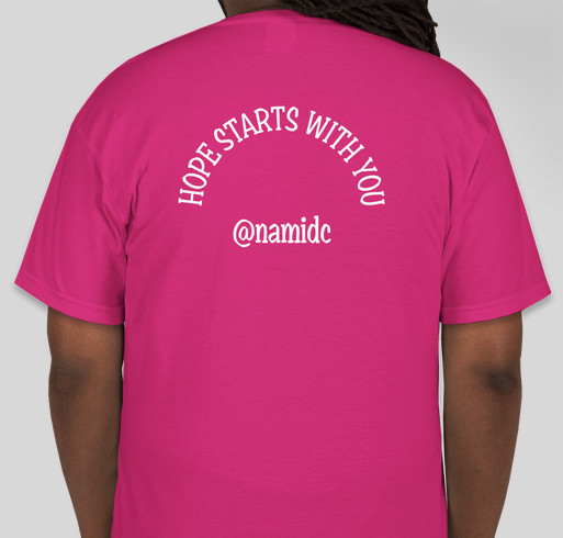 NAMI DC "Got Hope" T-Shirts Fundraiser - unisex shirt design - back