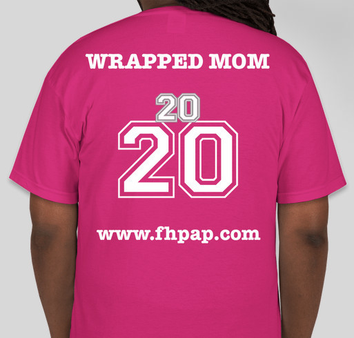"WRAPPED-Los Angeles Ca" A Mother's Day Gift 2020 Fundraiser - unisex shirt design - back
