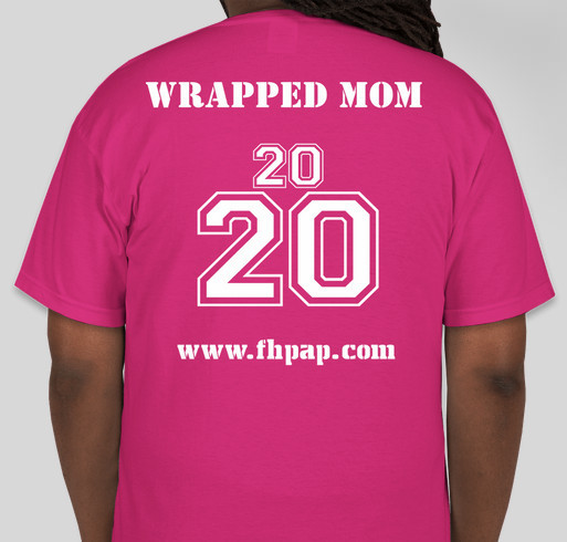 "WRAPPED-ARLINGTON" A Mother's Day Gift 2020 Fundraiser - unisex shirt design - back