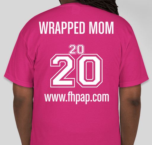 "WRAPPED-BATON ROUGE" A Mother's Day Gift 2020 Fundraiser - unisex shirt design - back