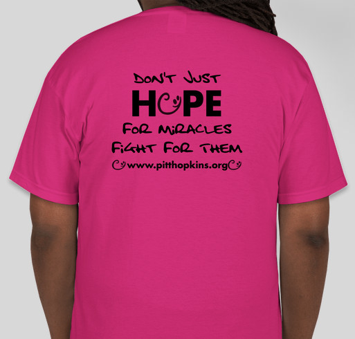 Pitt Hopkins Syndrome Awareness Day Fundraiser Fundraiser - unisex shirt design - back