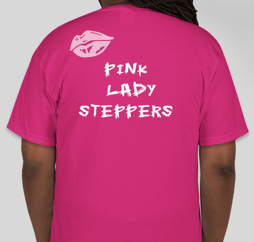 Pink Lady Steppers Against Bullying Fundraiser - unisex shirt design - back