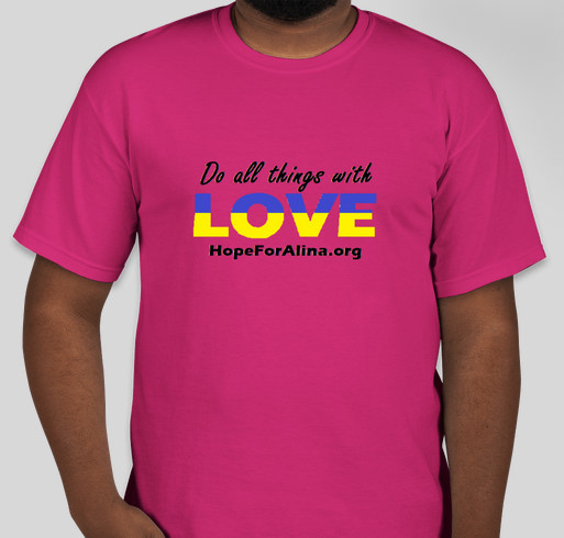 Bring Alina Home: HopeForAlina.Org Fundraiser - unisex shirt design - front
