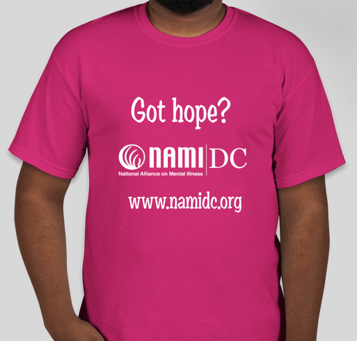 NAMI DC "Got Hope" T-Shirts Fundraiser - unisex shirt design - front
