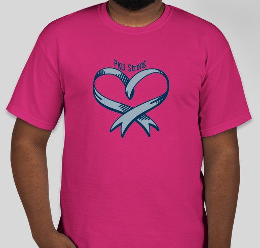 Raising awareness for PKU Fundraiser - unisex shirt design - front