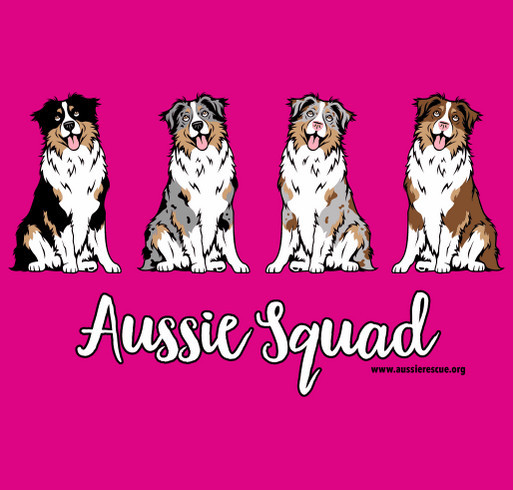 Aussie Rescue Fundraiser shirt design - zoomed