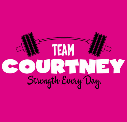 Strength for Courtney shirt design - zoomed