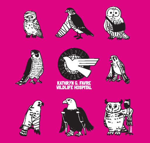Support the World Bird Sanctuary's Wildlife Hospital! shirt design - zoomed