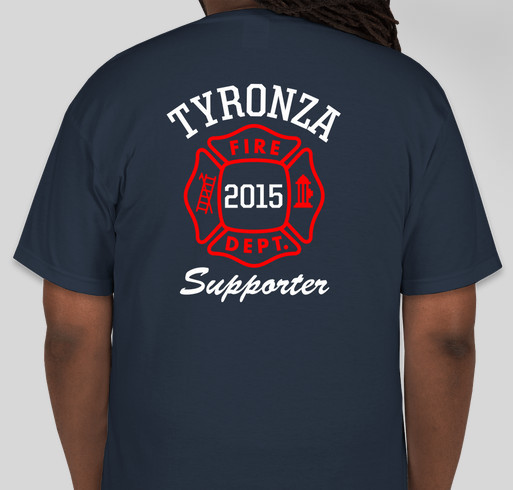 Tyronza Volunteer Fire Department Fundraiser - unisex shirt design - back
