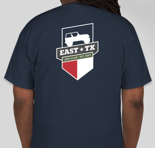 East Texas Jeep Club Fundraiser - unisex shirt design - back
