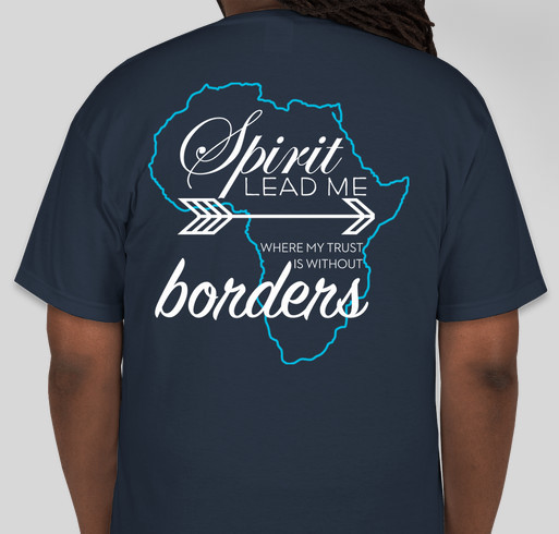 Kristen's Uganda Missions Trip Fundraiser - unisex shirt design - back