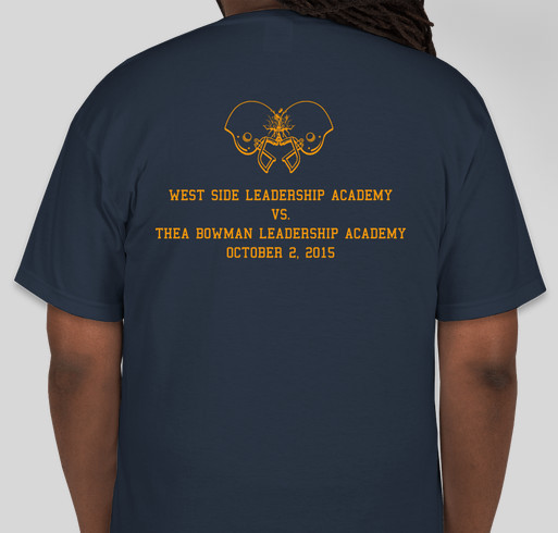 West Side Leadership Academy Cougars Fundraiser - unisex shirt design - back