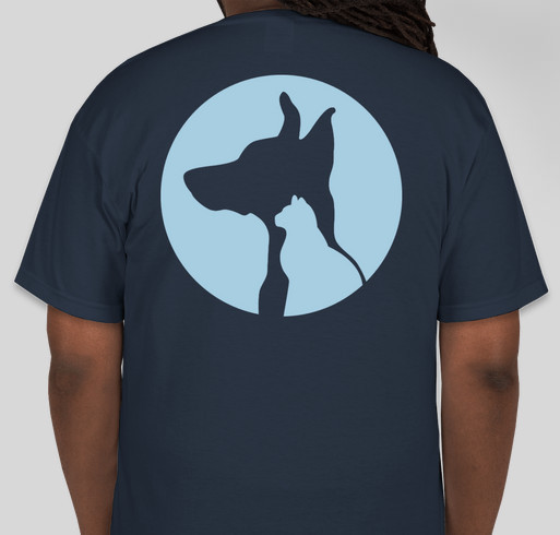 Manchester Animal Shelter Fundraiser - unisex shirt design - back