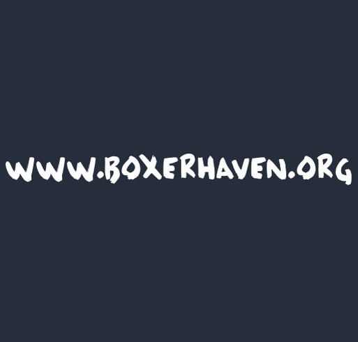 Boxer Haven Rescue shirt design - zoomed